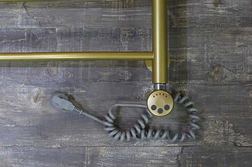 Полотенцесушитель электрический BONNA Danae 800x500 BN5E-H800W500-UPMG золото Полотенцесушитель электрический BONNA Danae 800x500 BN5E-H800W500-UPMG золото