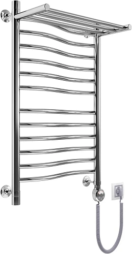 Полотенцесушитель электрический BONNA WAVE 1200x500 BNP-EpVLPC-12050Ch хром Полотенцесушитель электрический BONNA WAVE 1200x500 BNP-EpVLPC-12050Ch хром