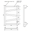 Полотенцесушитель электрический BONNA ZigZag 600x500 BNP-EZQ31F-dt6050B черный Полотенцесушитель электрический BONNA ZigZag 600x500 BNP-EZQ31F-dt6050B черный