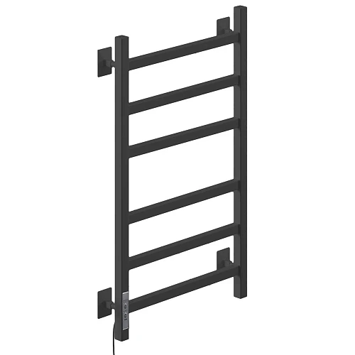 Полотенцесушитель электрический Ника STEP-1 60/40 RAL9005 черный матовый левый тэн STEP-1 60/40 черн мат лев Полотенцесушитель электрический Ника STEP-1 60/40 RAL9005 черный матовый левый тэн STEP-1 60/40 черн мат лев