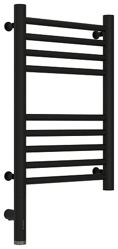 Полотенцесушитель электрический Сунержа Богема 3.0 прямая 500х300 МЭМ левый 31-5804-5030 Матовый чер Полотенцесушитель электрический Сунержа Богема 3.0 прямая 500х300 МЭМ левый 31-5804-5030 Матовый чер