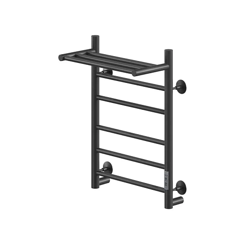 Полотенцесушитель электрическийкабельный Ника WAY-2 60/40 с полкой RAL9005 черный матовый U Полотенцесушитель электрическийкабельный Ника WAY-2 60/40 с полкой RAL9005 черный матовый U