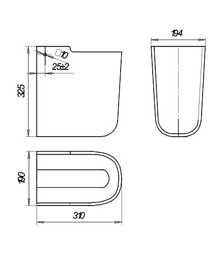 Полупьедестал Sanita Luxe Best BSTSLSP01 Полупьедестал Sanita Luxe Best BSTSLSP01