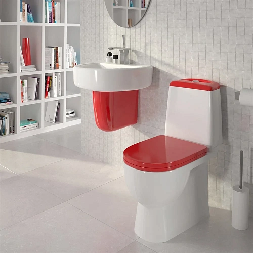 Полупьедестал Sanita Luxe Best Color Red BSTSLSP03 Полупьедестал Sanita Luxe Best Color Red BSTSLSP03