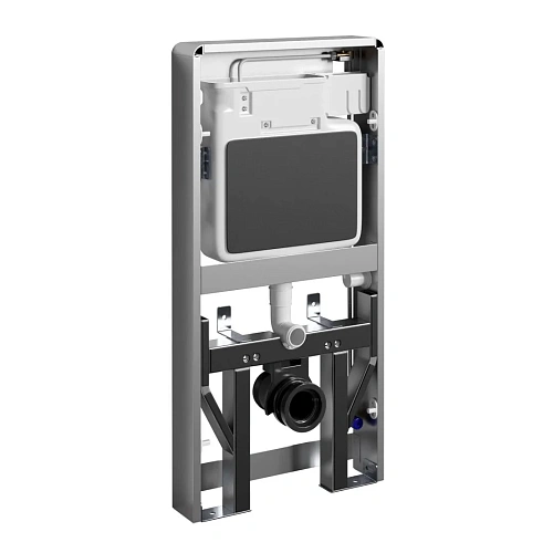 Пристенный модуль системы инсталляции для унитазов WasserKRAFT Naab 86TLT.040.SE.WH белый с клавишей смыва Пристенный модуль системы инсталляции для унитазов WasserKRAFT Naab 86TLT.040.SE.WH белый с клавишей смыва