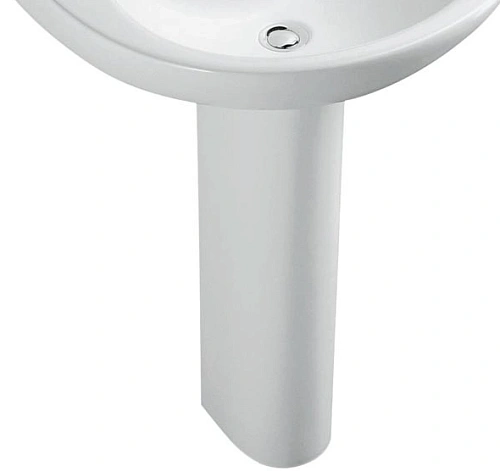 Пьедестал Jacob Delafon Patio для раковин, белый 19084-00 Пьедестал Jacob Delafon Patio для раковин, белый 19084-00