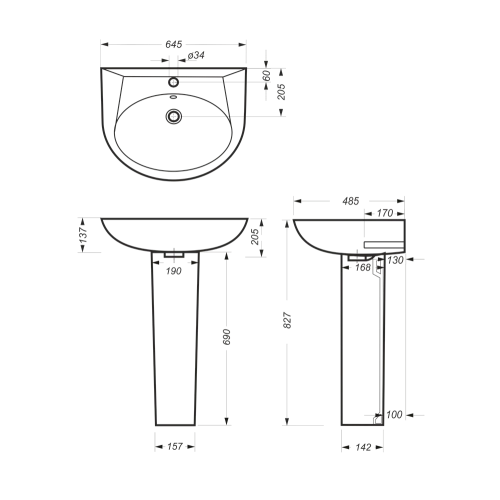 Пьедестал Sanita Luxe Classic CSCSLPD01 Пьедестал Sanita Luxe Classic CSCSLPD01
