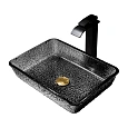 Раковина ABBER Glas AK2313B черная Раковина ABBER Glas AK2313B черная