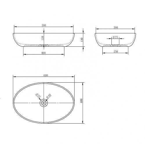 Раковина ABBER Kristall AT2801Aquamarin прозрачная, накладная, бирюзовая Раковина ABBER Kristall AT2801Aquamarin прозрачная, накладная, бирюзовая