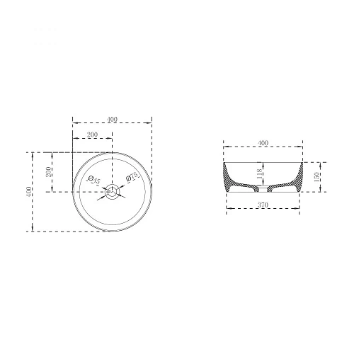 Раковина ABBER Kristall AT2804Onyx прозрачная, накладная, черная Раковина ABBER Kristall AT2804Onyx прозрачная, накладная, черная