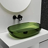 Раковина ABBER Kristall AT2805Emerald прозрачная, накладная, зеленая Раковина ABBER Kristall AT2805Emerald прозрачная, накладная, зеленая