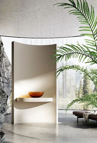 Раковина ABBER Kristall AT2806Opal прозрачная, накладная, коричневая Раковина ABBER Kristall AT2806Opal прозрачная, накладная, коричневая