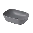 Раковина ABBER Rechteck AC2200MG накладная, серая матовая Раковина ABBER Rechteck AC2200MG накладная, серая матовая