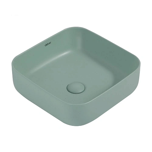 Раковина ABBER Rechteck AC2211MCG накладная, светло-зеленая матовая Раковина ABBER Rechteck AC2211MCG накладная, светло-зеленая матовая