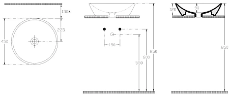 Раковина Allen Brau Fantasy 45 4.11019.20 Раковина Allen Brau Fantasy 45 4.11019.20