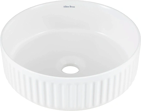Раковина Allen Brau Fantasy Line 36 4.11032.21 накладная, белый матовый Раковина Allen Brau Fantasy Line 36 4.11032.21 накладная, белый матовый