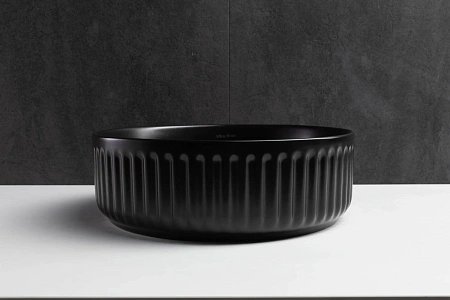 Раковина Allen Brau Fantasy Line 36 4.11032.31 накладная, черный матовый Раковина Allen Brau Fantasy Line 36 4.11032.31 накладная, черный матовый