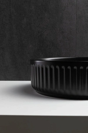 Раковина Allen Brau Fantasy Line 36 4.11032.31 накладная, черный матовый Раковина Allen Brau Fantasy Line 36 4.11032.31 накладная, черный матовый