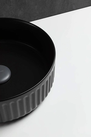 Раковина Allen Brau Fantasy Line 36 4.11032.31 накладная, черный матовый Раковина Allen Brau Fantasy Line 36 4.11032.31 накладная, черный матовый