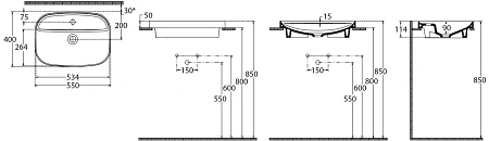 Раковина Allen Brau Fantasy Sphere 55 4.11034.AN антрацит Раковина Allen Brau Fantasy Sphere 55 4.11034.AN антрацит