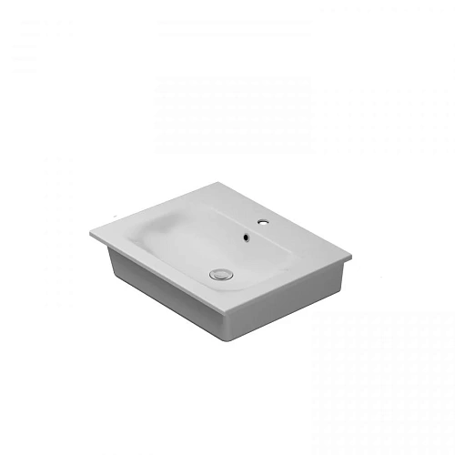 Раковина AM.PM Spirit V2.0 M70AWCC0602WG мебельная, керамическая, 60 см, встраиваемая, белый Раковина AM.PM Spirit V2.0 M70AWCC0602WG мебельная, керамическая, 60 см, встраиваемая, белый