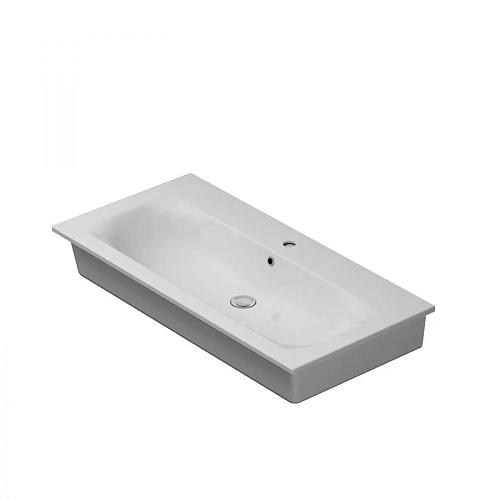 Раковина AM.PM Spirit V2.0 M70AWCC1002WG мебельная, керамическая, 100 см, встраиваемая, белый Раковина AM.PM Spirit V2.0 M70AWCC1002WG мебельная, керамическая, 100 см, встраиваемая, белый