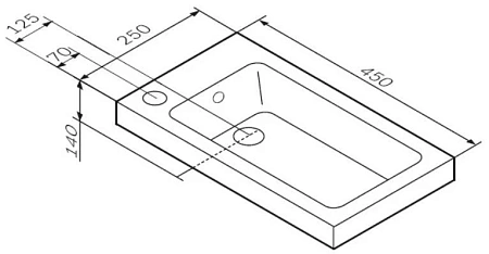 Раковина AM.PM X-Joy 45 M85AWCC0452WG белый глянец Раковина AM.PM X-Joy 45 M85AWCC0452WG белый глянец