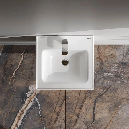 Раковина AM.PM X-Joy M85AWCC0502WG64 мебельная, керамическая, 50 см, белый Раковина AM.PM X-Joy M85AWCC0502WG64 мебельная, керамическая, 50 см, белый