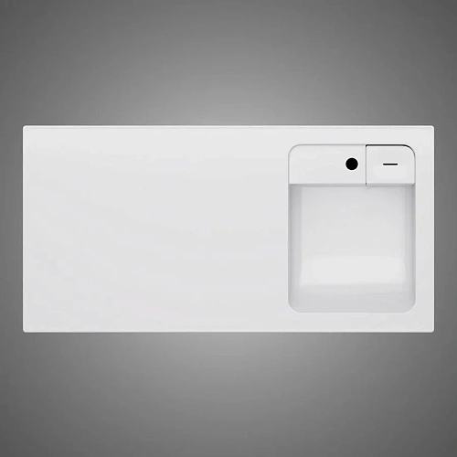 Раковина AM.PM X-Joy M85AWPR1001WG над стиральной машиной, литьевой мрамор, правая, 100 см, белый Раковина AM.PM X-Joy M85AWPR1001WG над стиральной машиной, литьевой мрамор, правая, 100 см, белый