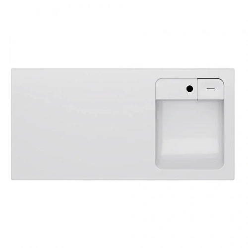 Раковина AM.PM X-Joy M85AWPR1001WG над стиральной машиной, литьевой мрамор, правая, 100 см, белый Раковина AM.PM X-Joy M85AWPR1001WG над стиральной машиной, литьевой мрамор, правая, 100 см, белый