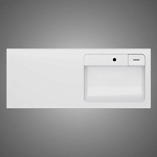 Раковина AM.PM X-Joy M85AWPR1201WG над стиральной машиной, литьевой мрамор, правая, 120 см, белый Раковина AM.PM X-Joy M85AWPR1201WG над стиральной машиной, литьевой мрамор, правая, 120 см, белый