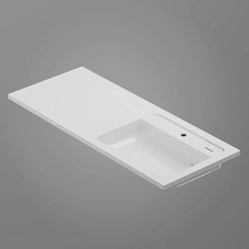 Раковина AM.PM X-Joy M85AWPR1201WG над стиральной машиной, литьевой мрамор, правая, 120 см, белый Раковина AM.PM X-Joy M85AWPR1201WG над стиральной машиной, литьевой мрамор, правая, 120 см, белый