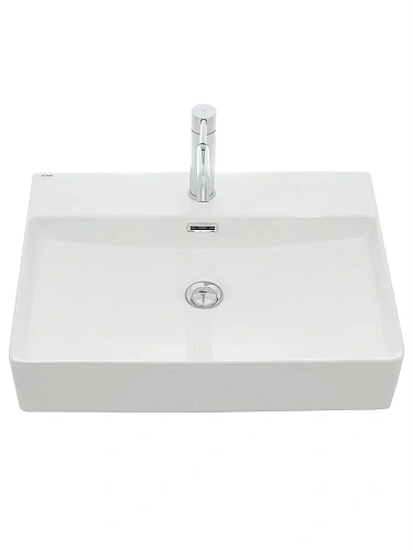 Раковина AQUAme AQM5004 накладная с отверстием под смеситель 590х430х120 Раковина AQUAme AQM5004 накладная с отверстием под смеситель 590х430х120