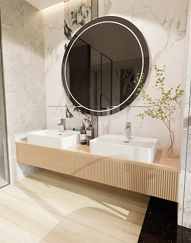 Раковина AQUAme AQM5004 накладная с отверстием под смеситель 590х430х120 Раковина AQUAme AQM5004 накладная с отверстием под смеситель 590х430х120