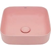 Раковина AQUAme AQM5011 накладная квадратная, цвет розовый матовый 390x390x130 AQM5011MP Раковина AQUAme AQM5011 накладная квадратная, цвет розовый матовый 390x390x130 AQM5011MP