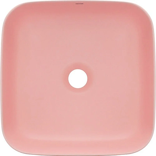 Раковина AQUAme AQM5011 накладная квадратная, цвет розовый матовый 390x390x130 AQM5011MP Раковина AQUAme AQM5011 накладная квадратная, цвет розовый матовый 390x390x130 AQM5011MP