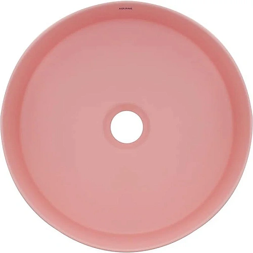 Раковина AQUAme AQM5012 накладная круглая, цвет розовый матовый 355x355x120 AQM5012MP Раковина AQUAme AQM5012 накладная круглая, цвет розовый матовый 355x355x120 AQM5012MP
