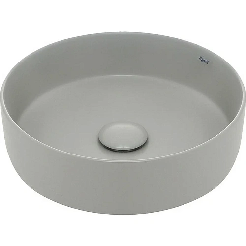 Раковина AQUAme AQM5012 накладная круглая, цвет светло-серый матовый 355x355x120 AQM5012MFG Раковина AQUAme AQM5012 накладная круглая, цвет светло-серый матовый 355x355x120 AQM5012MFG