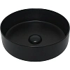 Раковина AQUAme AQM5012 накладная круглая, цвет черный матовый 355x355x120 AQM5012MB