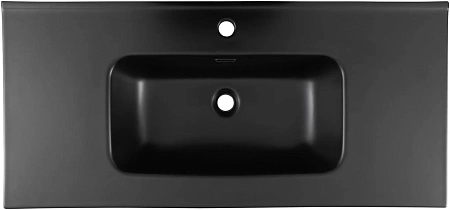Раковина Aquanet Flat 100 черная матовая 00329257 Раковина Aquanet Flat 100 черная матовая 00329257