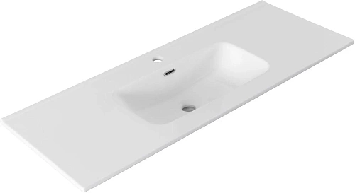 Раковина Aquanet Flat 120 белая матовая 00330427 Раковина Aquanet Flat 120 белая матовая 00330427