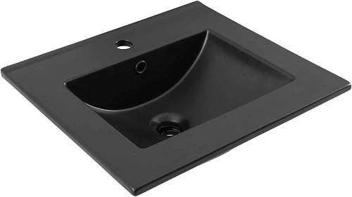 Раковина Aquanet Flat 50 черная матовая 00329252 Раковина Aquanet Flat 50 черная матовая 00329252