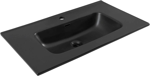 Раковина Aquanet Flat 80 черная матовая 00329255 Раковина Aquanet Flat 80 черная матовая 00329255