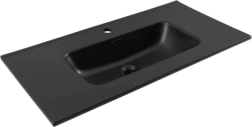 Раковина Aquanet Flat 90 черная матовая 00329256 Раковина Aquanet Flat 90 черная матовая 00329256