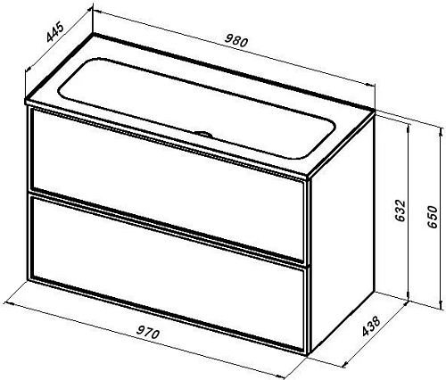 Раковина Aquanet Арт 100 00318926 Раковина Aquanet Арт 100 00318926