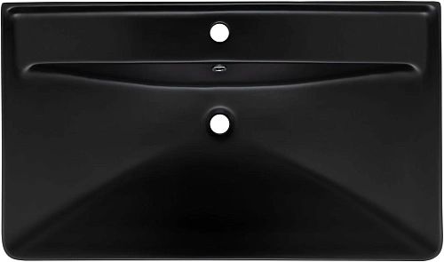 Раковина Aquanet Ирис 80 черная матовая 00329249 Раковина Aquanet Ирис 80 черная матовая 00329249