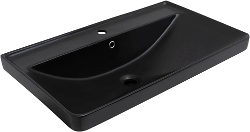 Раковина Aquanet Ирис 80 черная матовая 00329249 Раковина Aquanet Ирис 80 черная матовая 00329249