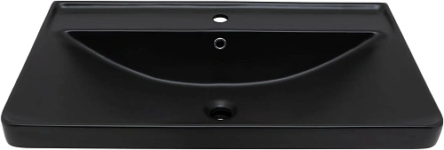 Раковина Aquanet Ирис 80 черная матовая 00329249 Раковина Aquanet Ирис 80 черная матовая 00329249