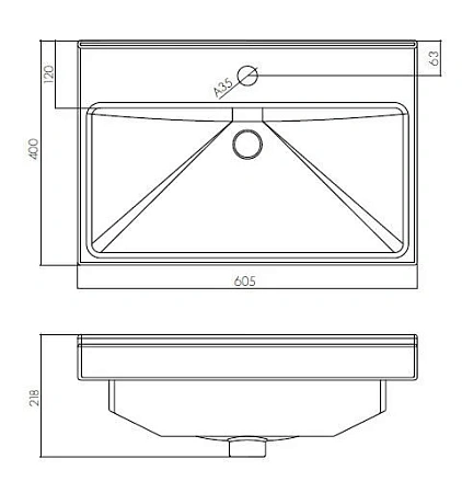 Раковина Aquaton Fest 60 1AX167WBXX000 Раковина Aquaton Fest 60 1AX167WBXX000