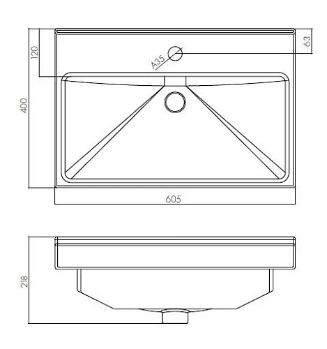 Раковина Aquaton Fest 60 1AX167WBXX000 Раковина Aquaton Fest 60 1AX167WBXX000